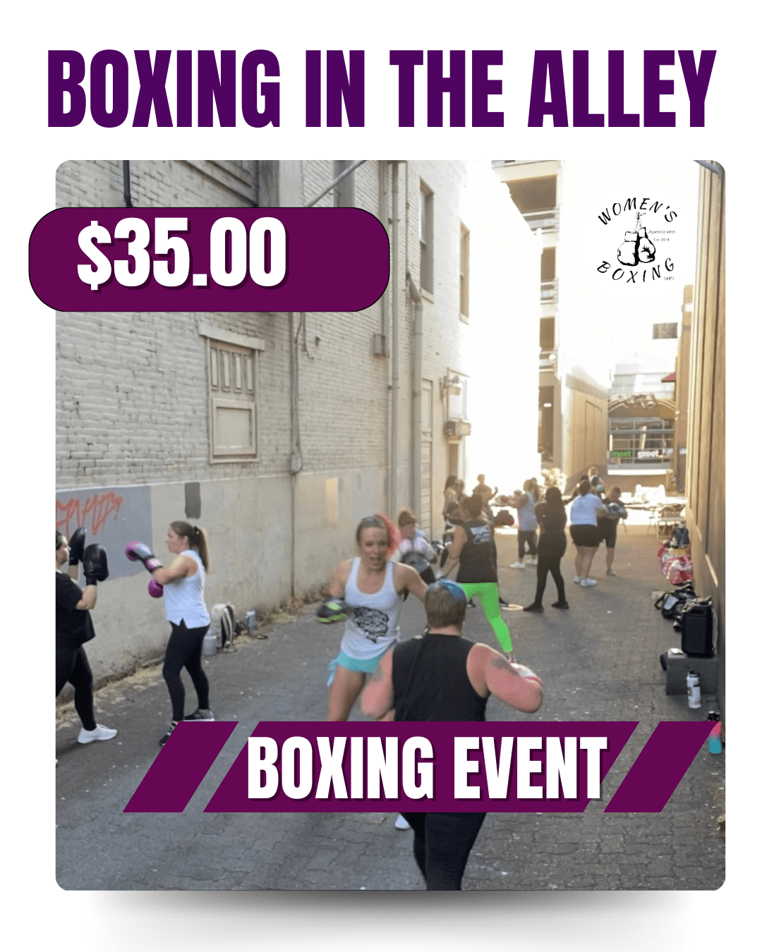 Annual Boxing in the Alley, Women's Boxing Int'l Salem, OR